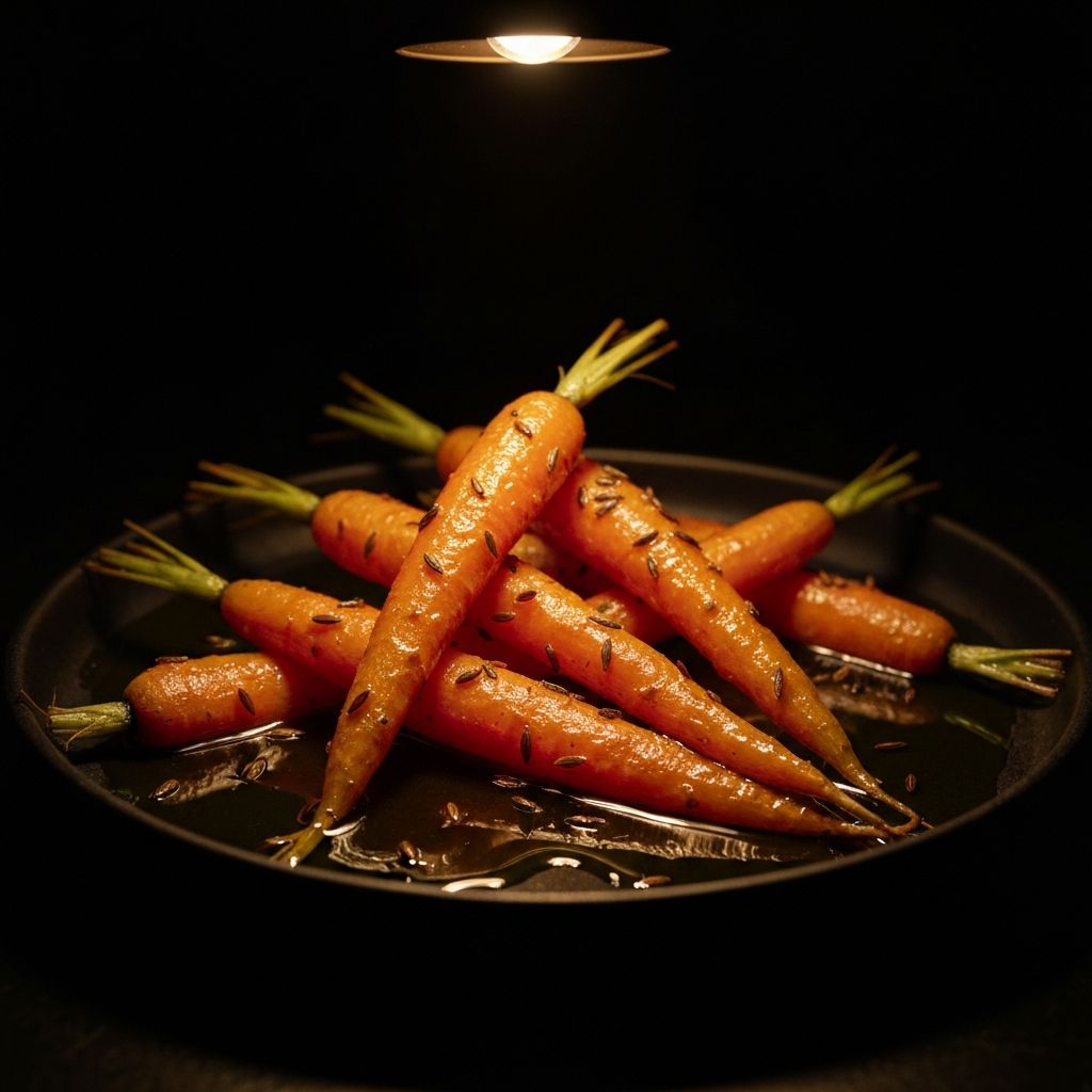 Braised Carrots with Olive Oil and Cumin